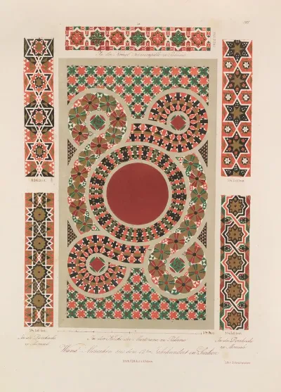 Ornamente Aller Klassischen Kunst Epochen Nach Den Originalien In Ihren Eigenthu%cc%88mlichen Farben Pl 083