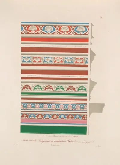 Ornamente Aller Klassischen Kunst Epochen Nach Den Originalien In Ihren Eigenthu%cc%88mlichen Farben Pl 084