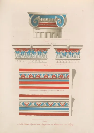 Ornamente Aller Klassischen Kunst Epochen Nach Den Originalien In Ihren Eigenthu%cc%88mlichen Farben Pl 089