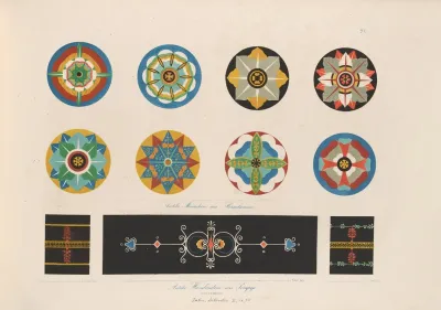 Ornamente Aller Klassischen Kunst Epochen Nach Den Originalien In Ihren Eigenthu%cc%88mlichen Farben Pl 090
