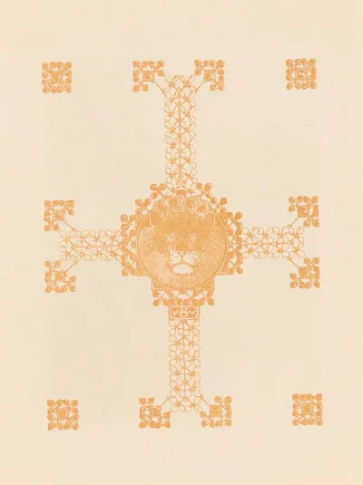 Ornamentiek En Een Gekroonde Leeuw