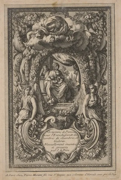 Ornaments For The Enrichment Of Paneled Rooms And Galleries