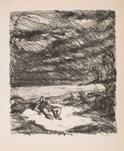 Orpheus At The Shore I Plate 2 From The Series The Return Of Eurydice Three Cantos