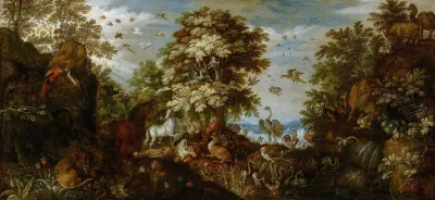 Orpheus Charming The Animals With His Music