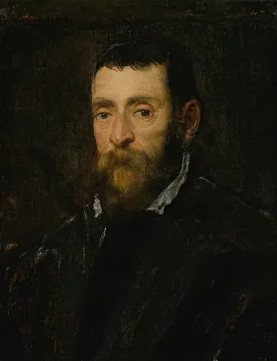 Ortrait Of A Bearded Man Possibly Prince Antonio Di Santacroce Of Rome