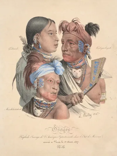 Osages Primitive Tribes Of North America In The State Of Missouri