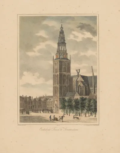 Oudekerks Toren Te Amsterdam