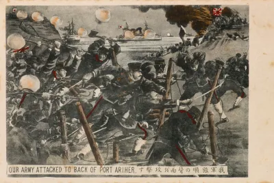 Our Army Attacking Port Arthur From The Rear
