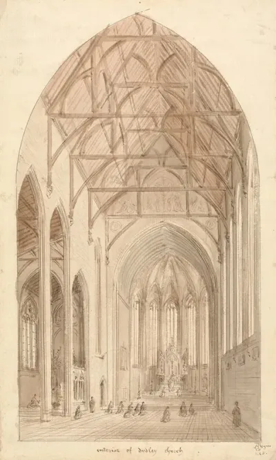 Our Blessed Lady And St Thomas Of Canterbury Perspective Of The Interior