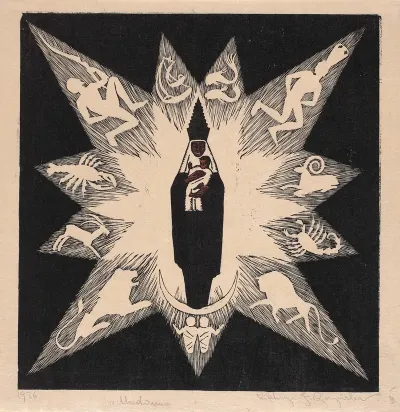 Our Lady In Zodiac