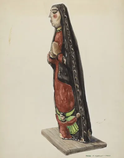 Our Lady Of Guadalupe Bulto
