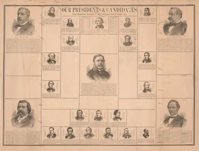 Our Presidents Candidates Brief Historical Sketches Of Each Electoral Votes Of States Etc