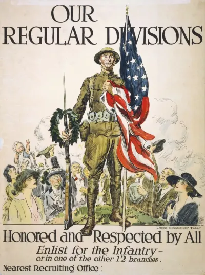 Our Regular Divisions Honored And Respected By All Enlist For The Infantry Or In One Of The Other 12 Branches