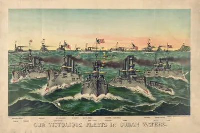 Our Victorious Fleets In Cuban Waters