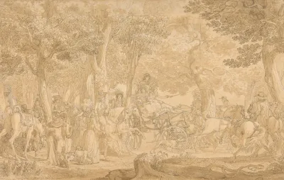 Outing In A Wood