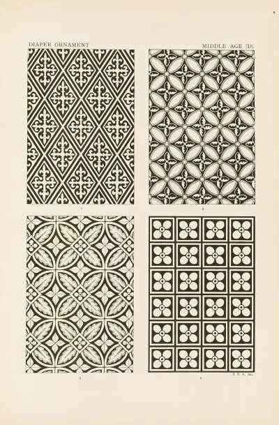 Outlines Of Ornament In The Leading Styles Pl 36