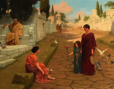 Outside The Gate Of Pompeii