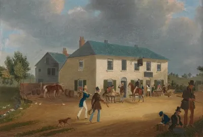 Outside The Pike And Anchor Inn At Ponders End Middlesex