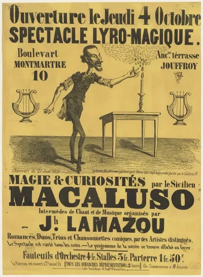 Ouverture Le Jeudi 4 Octobre Spectacle Lyro Magique