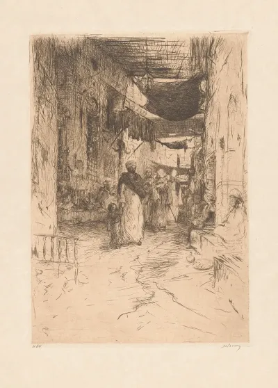 Overdekte Straat In Cairo