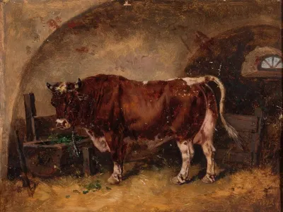 Ox In The Barn