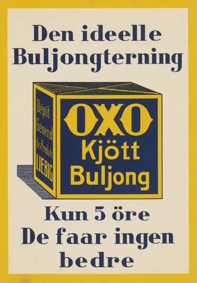 Oxo Kjott Buljong Den Ideelle Buljongterning Kun 5 Ore De Faar Ingne Bedre