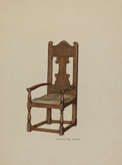 Pa German Arm Chair