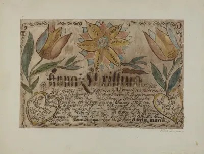 Pa German Birth Certificate 2