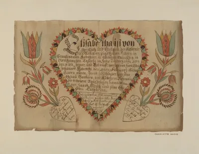 Pa German Birth Certificate 4
