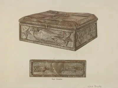 Pa German Bridal Box