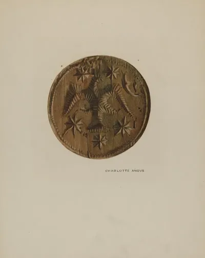 Pa German Butter Mold 12