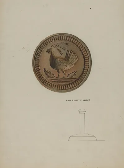 Pa German Butter Mold 13