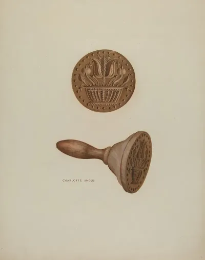 Pa German Butter Mold 14