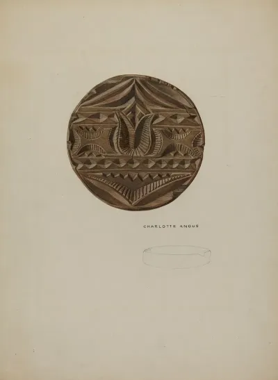 Pa German Butter Mold 15