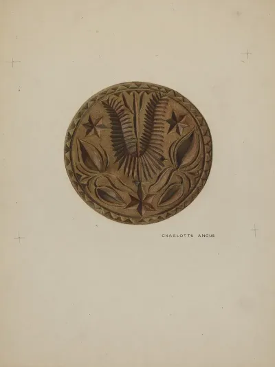 Pa German Butter Mold 16