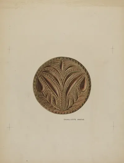 Pa German Butter Mold 17