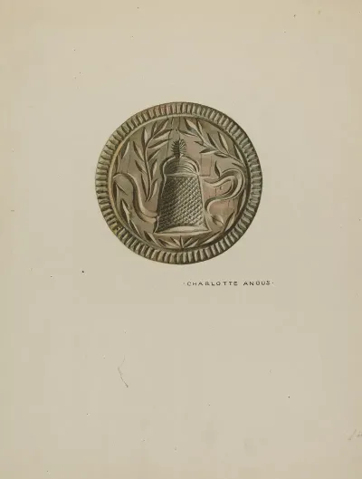 Pa German Butter Mold 19