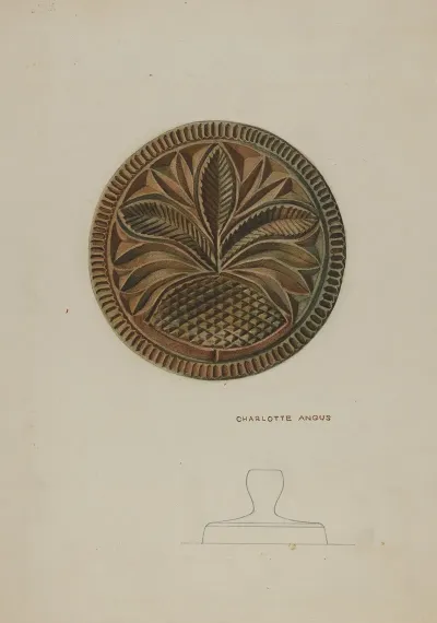 Pa German Butter Mold 20
