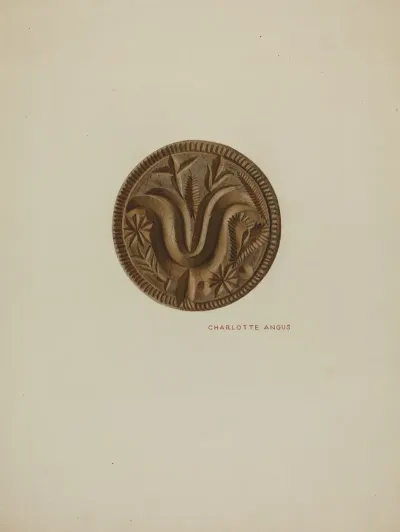 Pa German Butter Mold 23