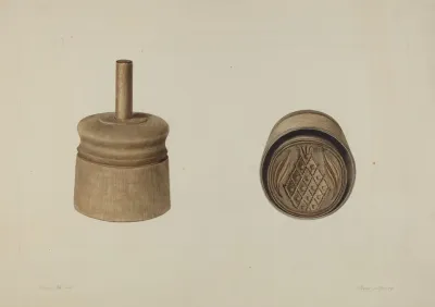 Pa German Butter Mold 27