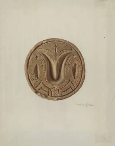 Pa German Butter Mold 28