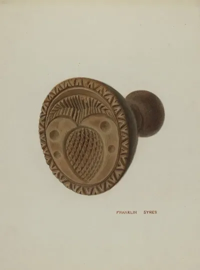 Pa German Butter Mold 31