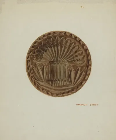 Pa German Butter Mold 33