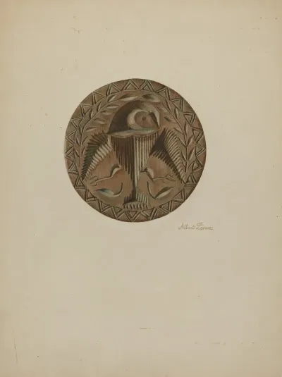 Pa German Butter Mold 4