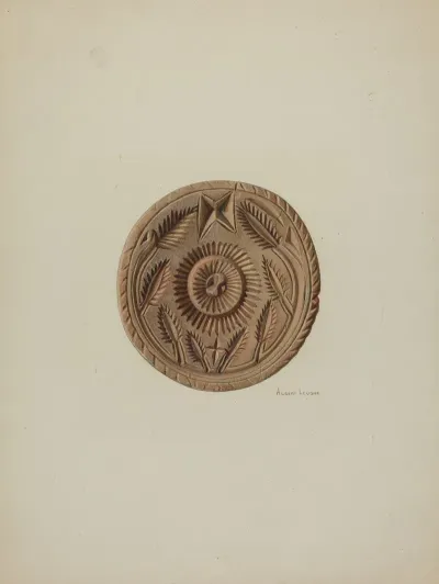 Pa German Butter Mold 7