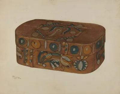 Pa German Cap Box 2