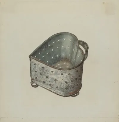 Pa German Cheese Strainer 2