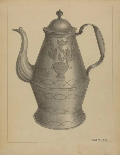 Pa German Coffee Pot 8