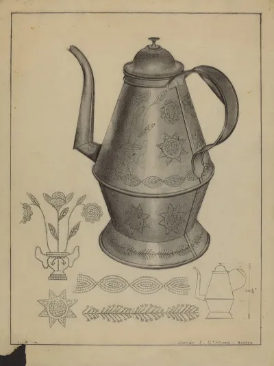 Pa German Coffee Pot 9