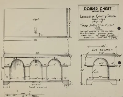 Pa German Dower Chest 11